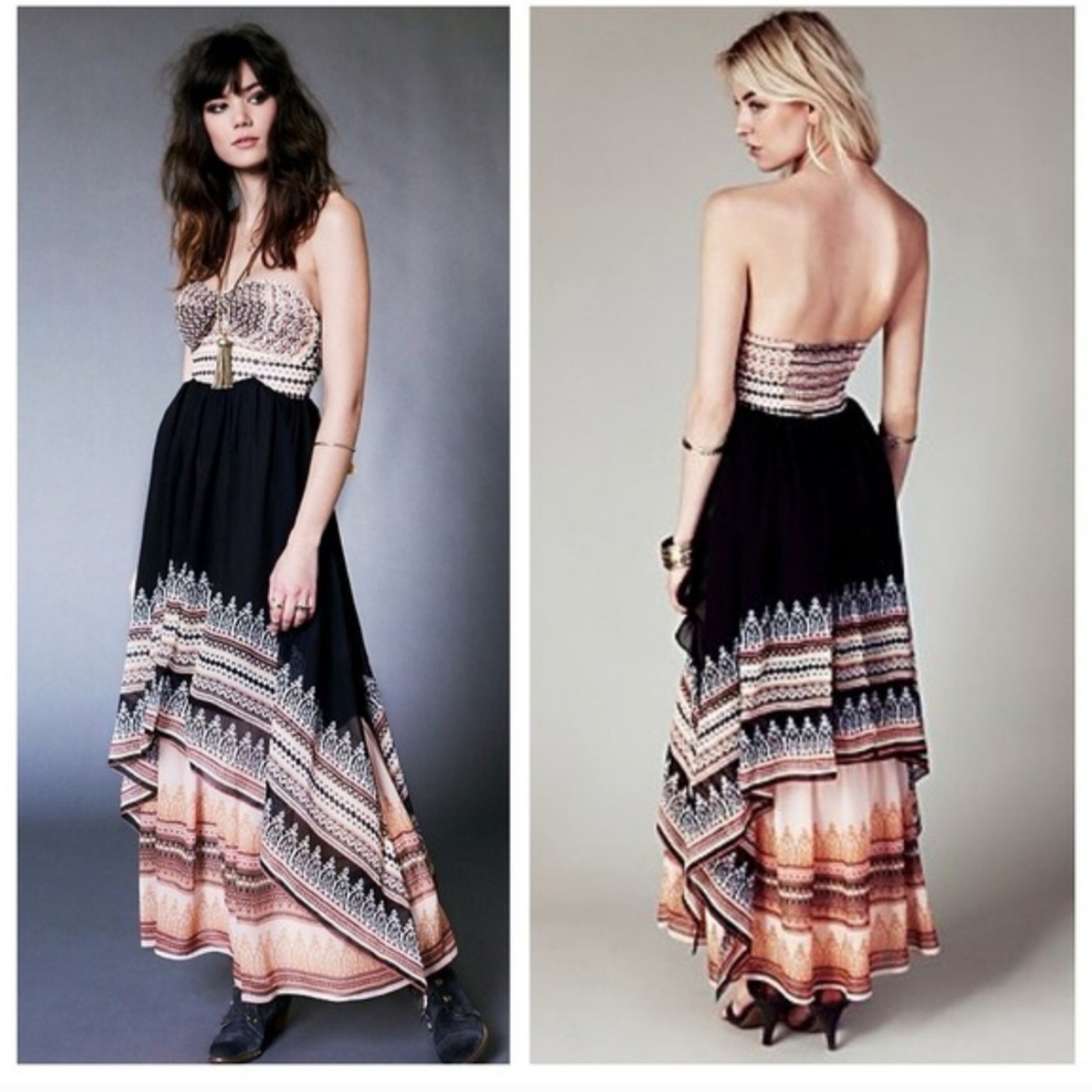 Free People Indian Enchantment Maxi Dress Size Small
